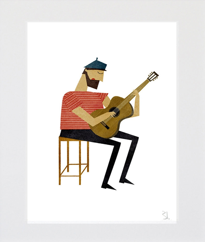 Guitarist Unframed