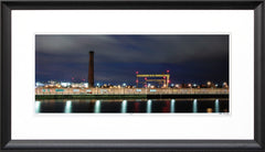 Belfast - Harland And Wolff - Ltd Edition Flat Black Frame