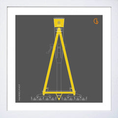 Belfast Harland and Wolff-15 x 15-Small Flat White Frame