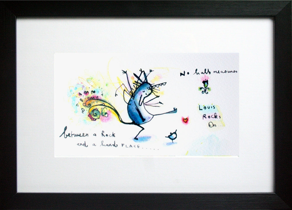Louis - Half Measures Black Frame