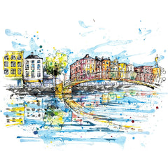 Print Open Edition Landscapes - Ha'penny Bridge Dublin