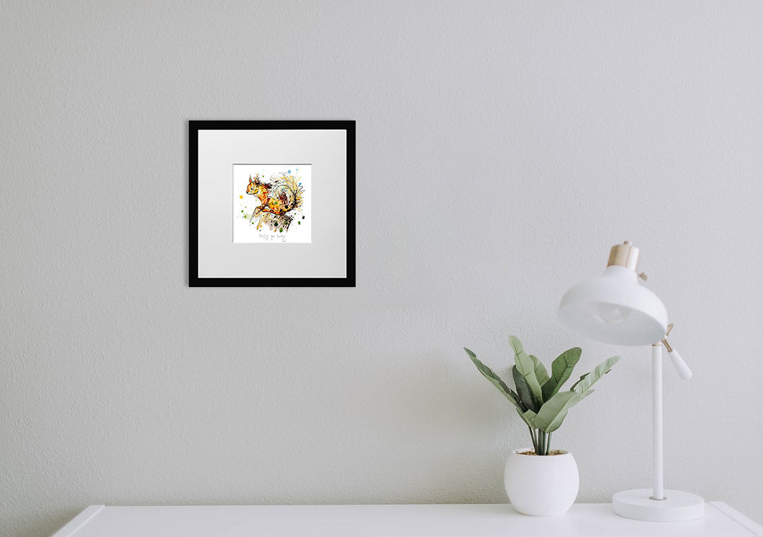 Print Open Edition Floral - Happy Go Lucky