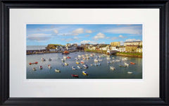 Co Antrim - Harbour View Portrush Frame Black Moulded 71X45