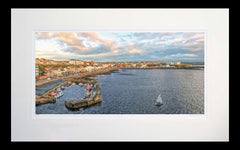 Co Derry - Harbour View Portstewart-71 x 45-Flat Black Frame