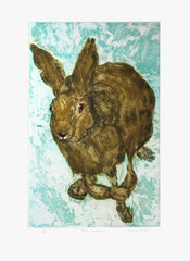 Hare In A Hurry Unframed