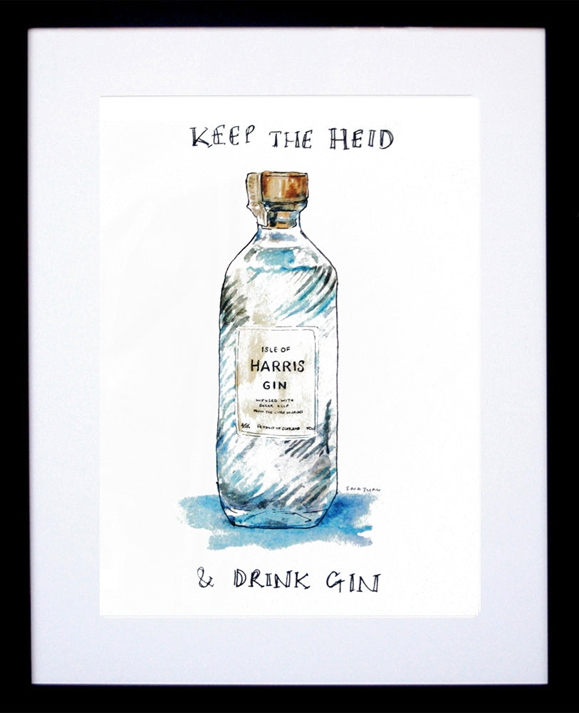 Drinks Gin - Harris Black Frame