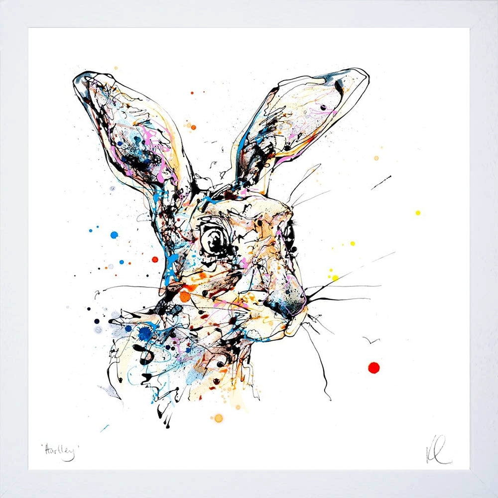 Print Open Edition Animals - Hartley-30 x 30-White Box Frame (No Mount)