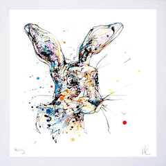 Print Open Edition Animals - Hartley-30 x 30-White Box Frame (No Mount)