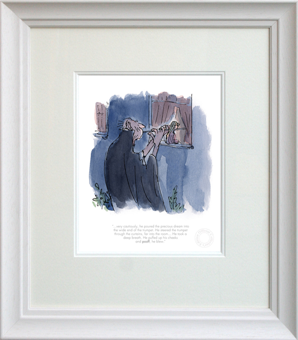 BFG - He Poured the Precious Dream Framed