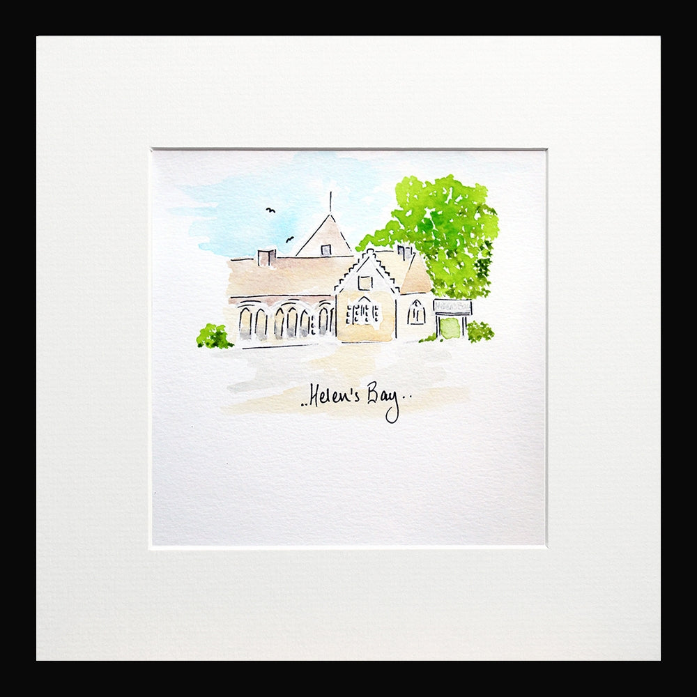 Helen's Bay Small Flat Black Frame