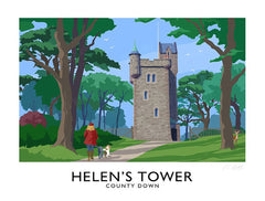Co Down - Helen's Tower-70 x 50-Unframed