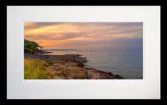 Co Down - Helen's Bay Towards Whitehead Flat Black Frame