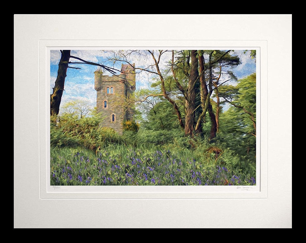 Co Down - Helen's Tower, Clandeboye-60 x 47.5-Flat Black Frame