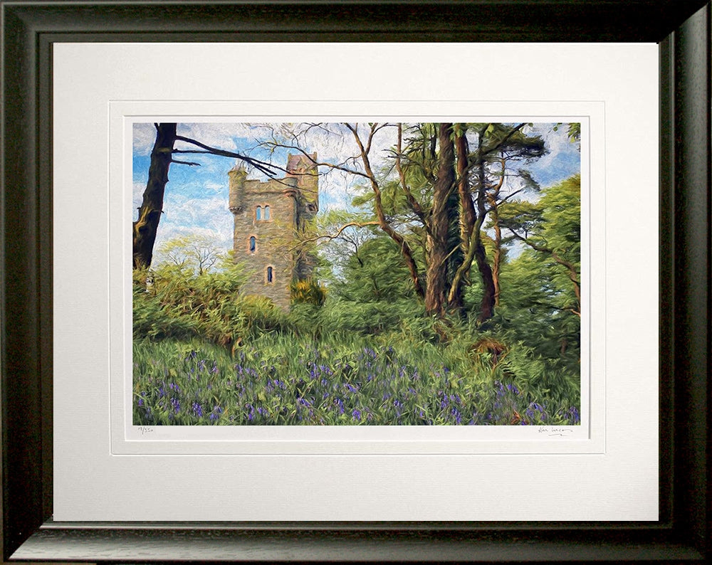 Co Down - Helen's Tower, Clandeboye-60 x 47.5-Black Scoop Frame