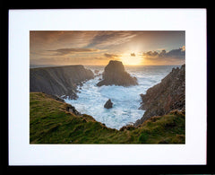 Co Donegal - Hells Hole, Malin Head Black Frame