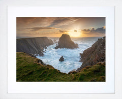 Co Donegal - Hells Hole, Malin Head White Frame