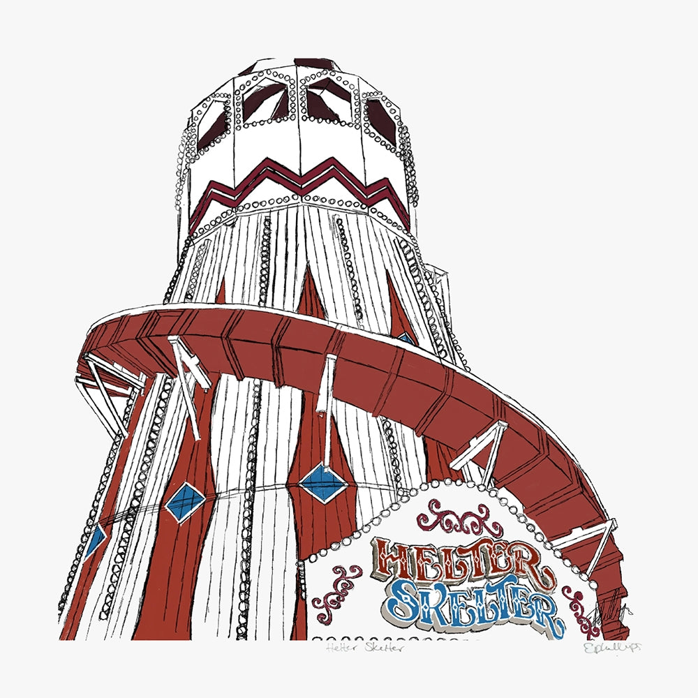 Barry's Helter Skelter - Unframed