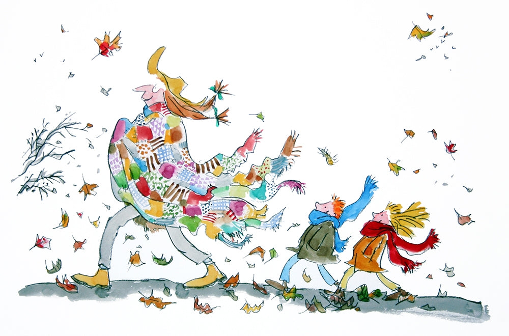 Quentin Blake - Her Lovely Patchwork Cloak