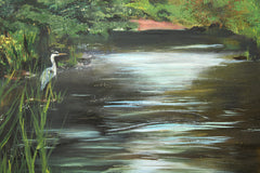 Heron By The River Roe