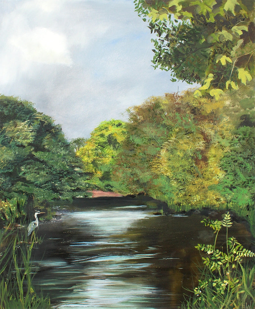 Heron By The River Roe