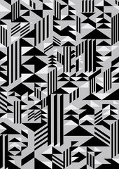 Pattern - Higher (Monochrome) Unframed