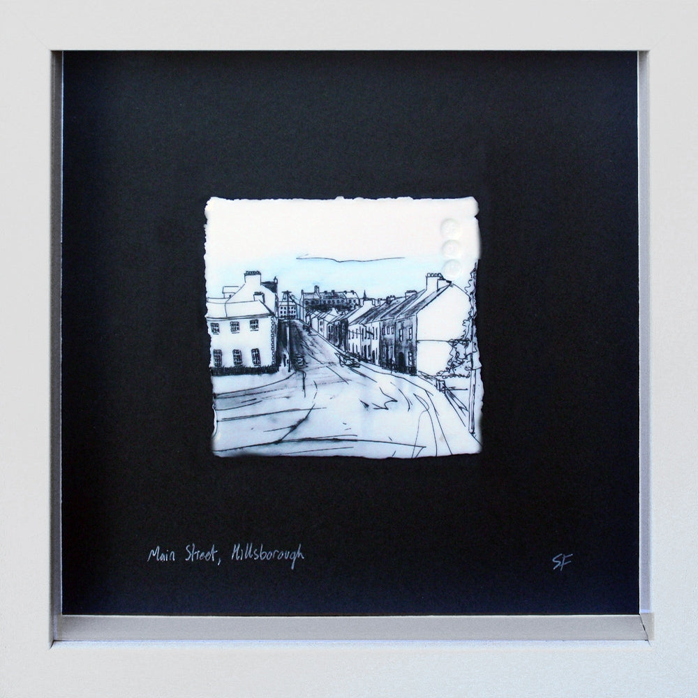 Memories - Hillsborough Main Street Framed 10x10