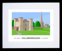 Co Down - Hillsborough Fort-40 x 30-Black Box Frame (With Mount)
