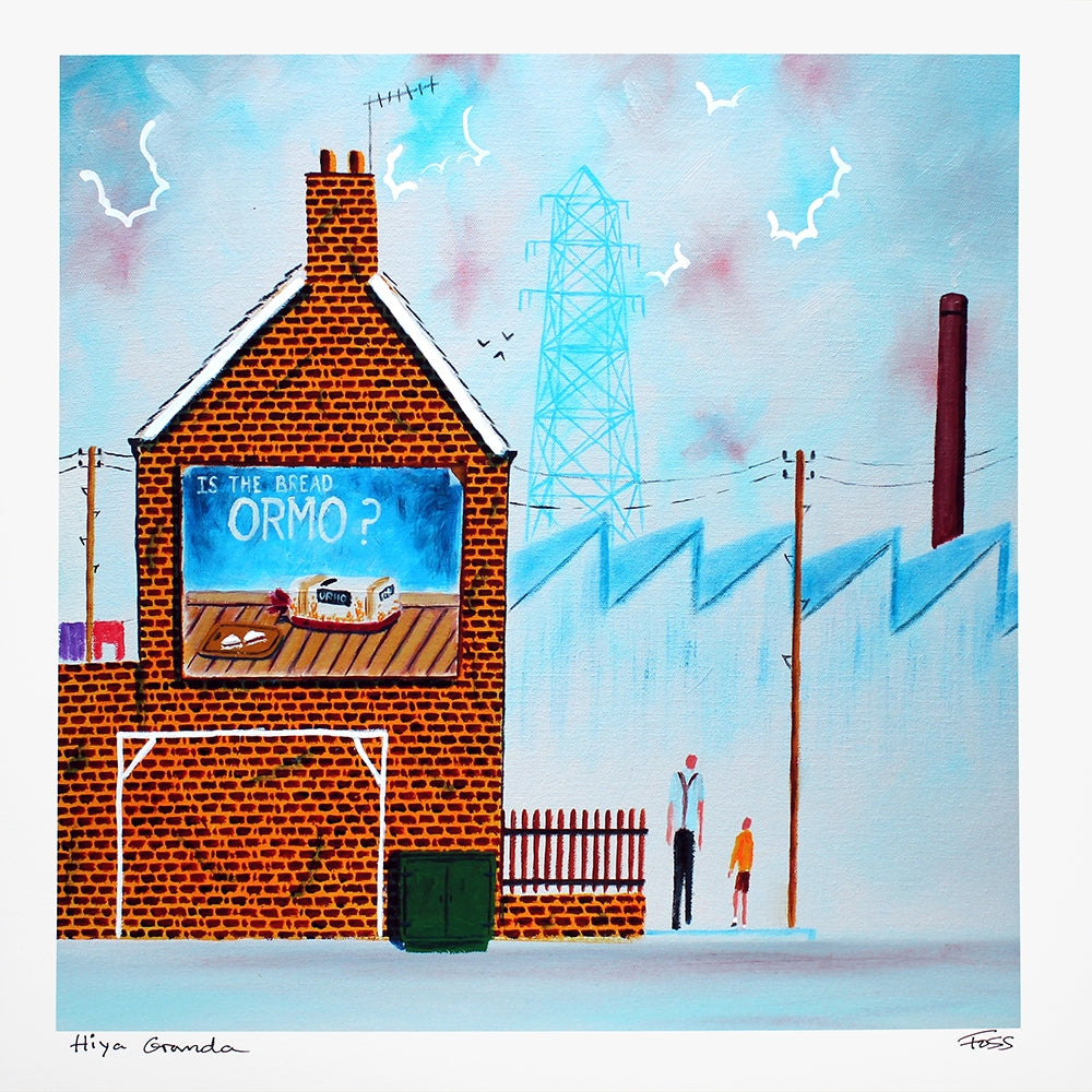 Print - Hiya Granda 40 x 40 Unframed
