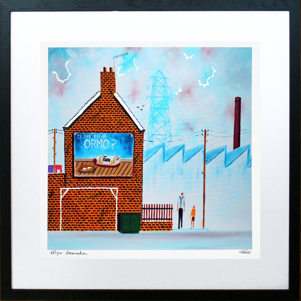 Print - Hiya Granda 40 x 40 Framed