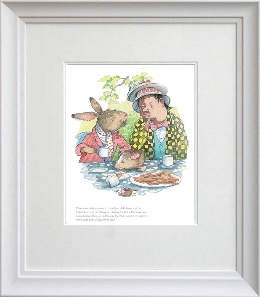 Alice in Wonderland - March Hare and Hatter Framed