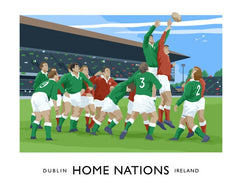 Sport - Home Nations Ireland v Wales Unframed 40x30