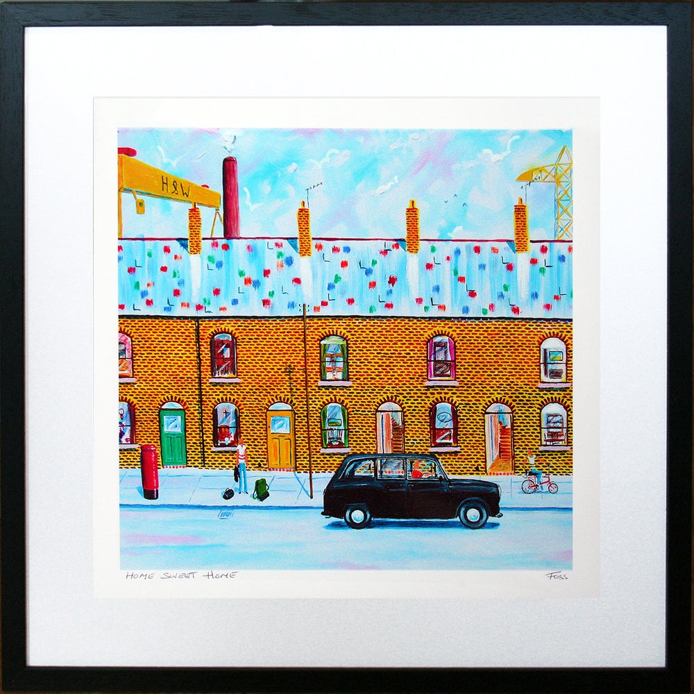 Print - Home Sweet Home 40 x 40 Framed