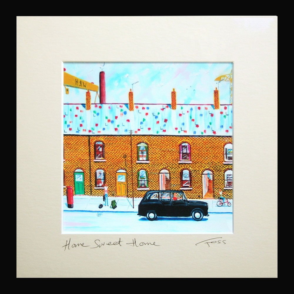 Home sweet Home Framed 15 x 15