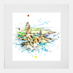 Print Open Edition Landscapes - Hook Lighthouse White Box Frame (With Mount)