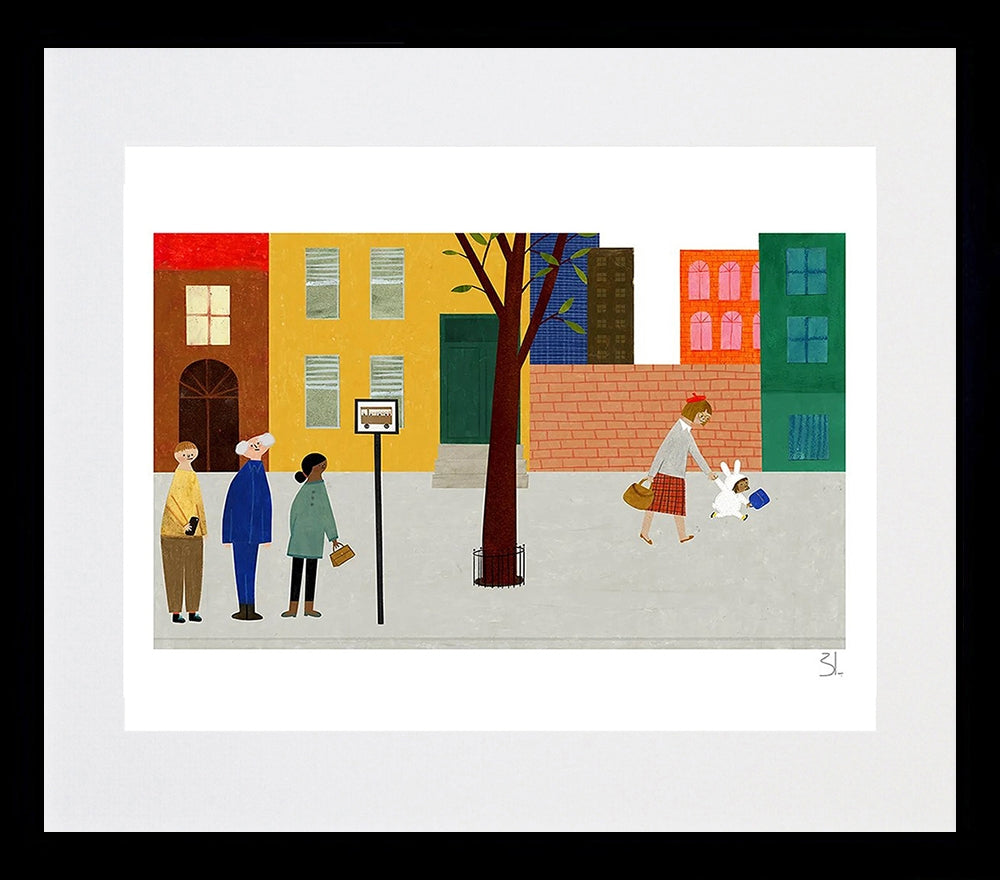 Hop To School Black Box Frame