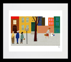 Hop To School Black Box Frame