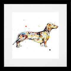 Print Open Edition Animals - Hopeful-30 x 30-Black Box Frame (With Mount)