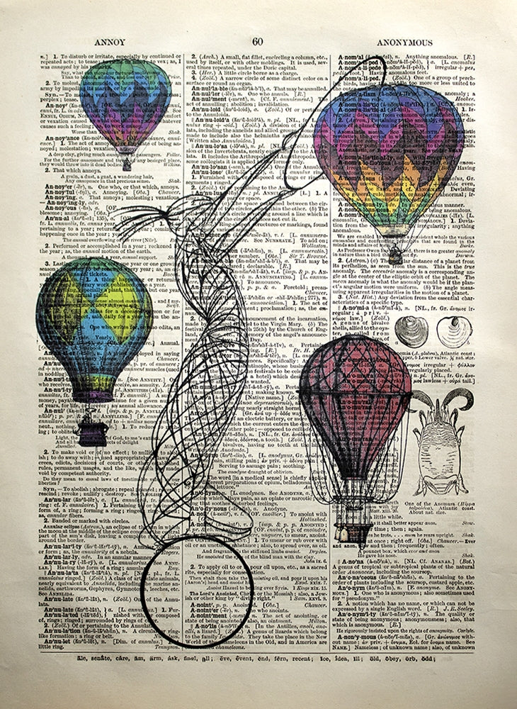 Hot Air Balloons Over Nuala With The Hula Unframed