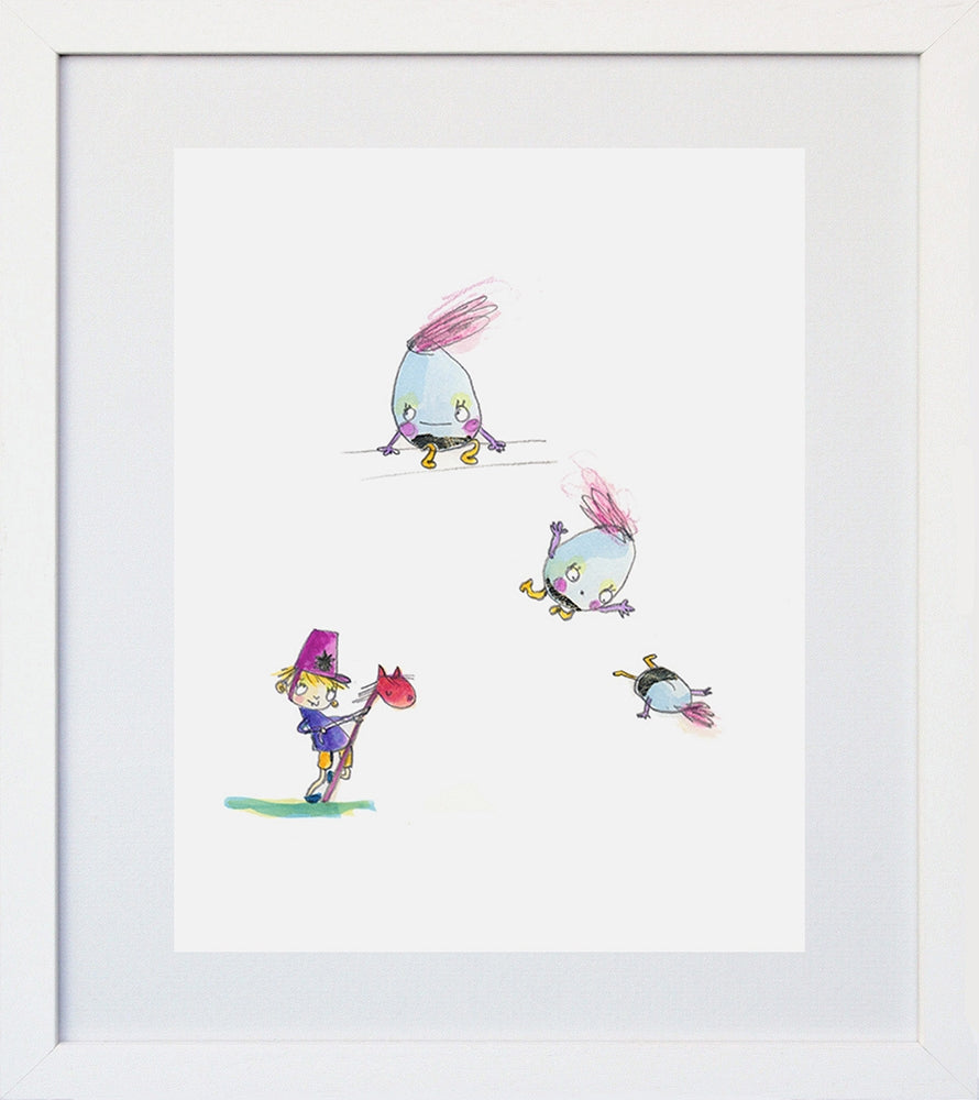 Humpty Dumpty White Frame