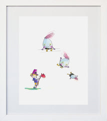 Humpty Dumpty White Frame