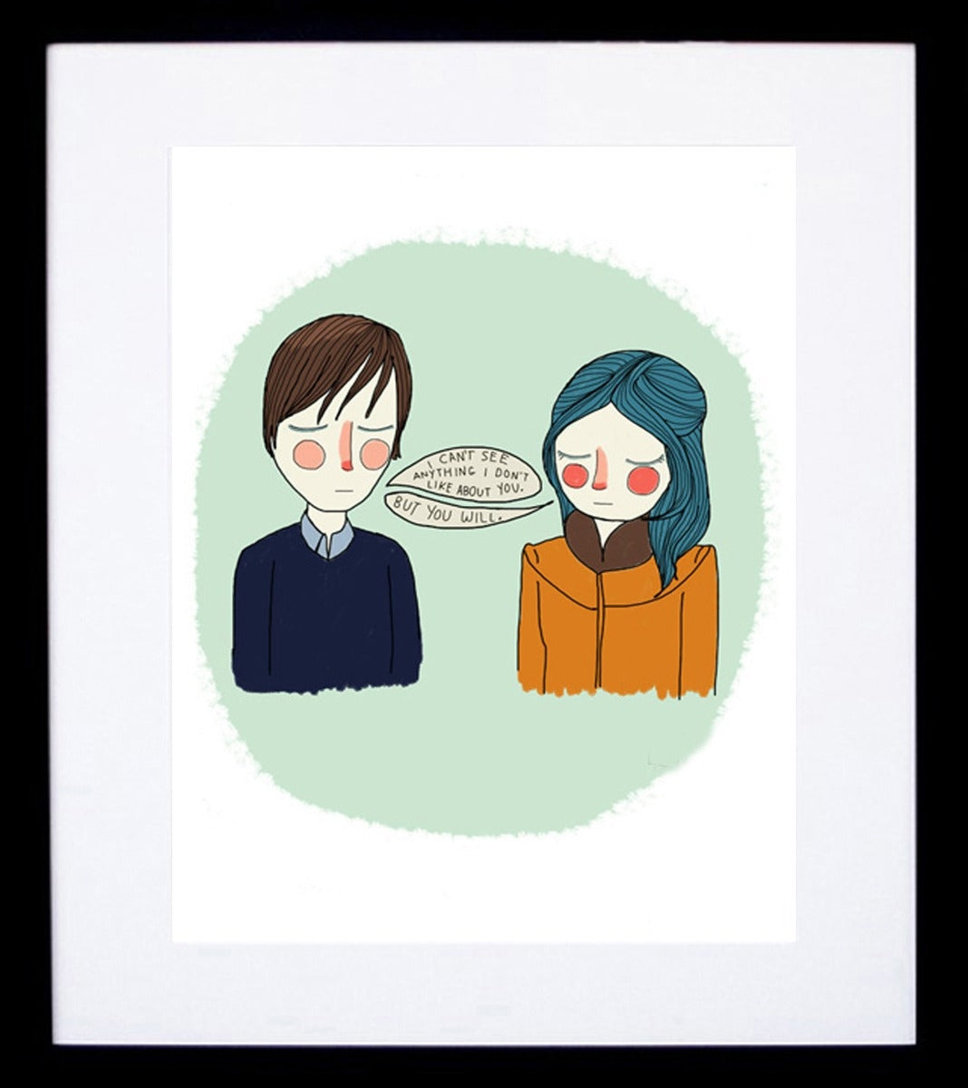 I Cant See Anything Framed