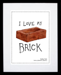 Father Ted - Series 3 Episode 3 - Brick Black Frame