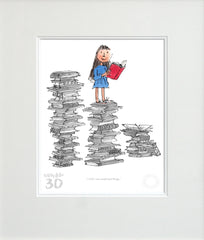 Roald Dahl Matilda 30th Anniversary - I Think I Can Read Most Things Unframed