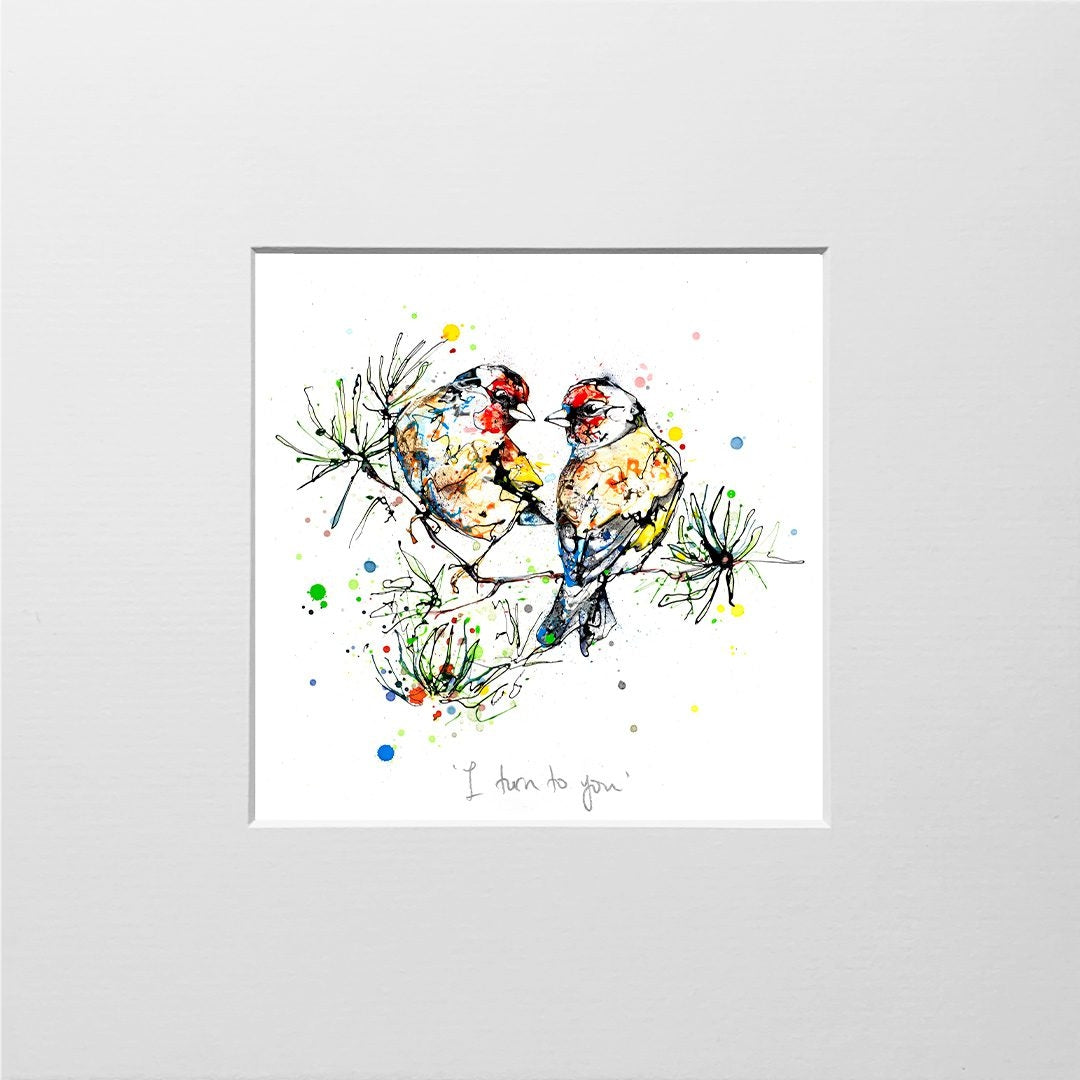 Print Open Edition Animals - I Turn To You-12 x 12-Unframed