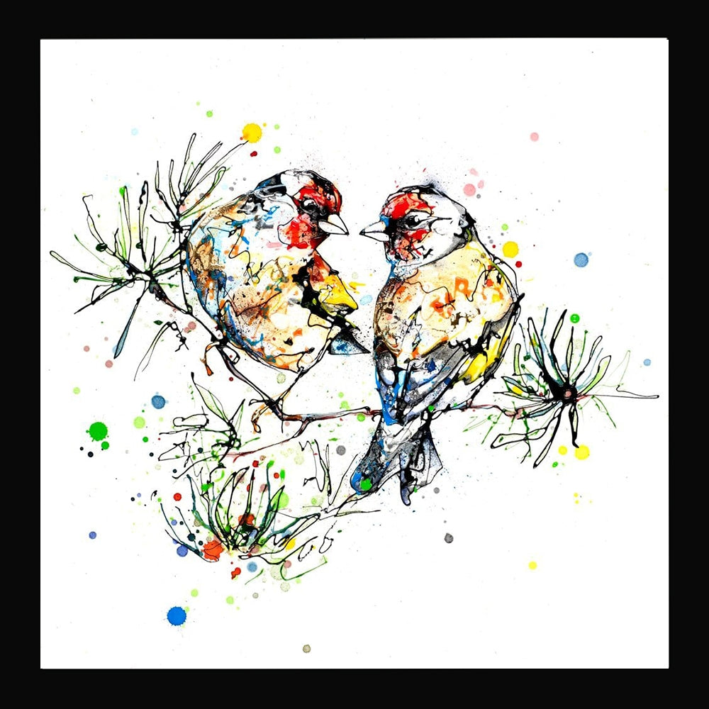 Print Open Edition Animals - I Turn To You-30 x 30-Black Box Frame (No Mount)