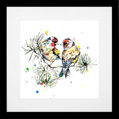 Print Open Edition Animals - I Turn To You-30 x 30-Black Box Frame (With Mount)