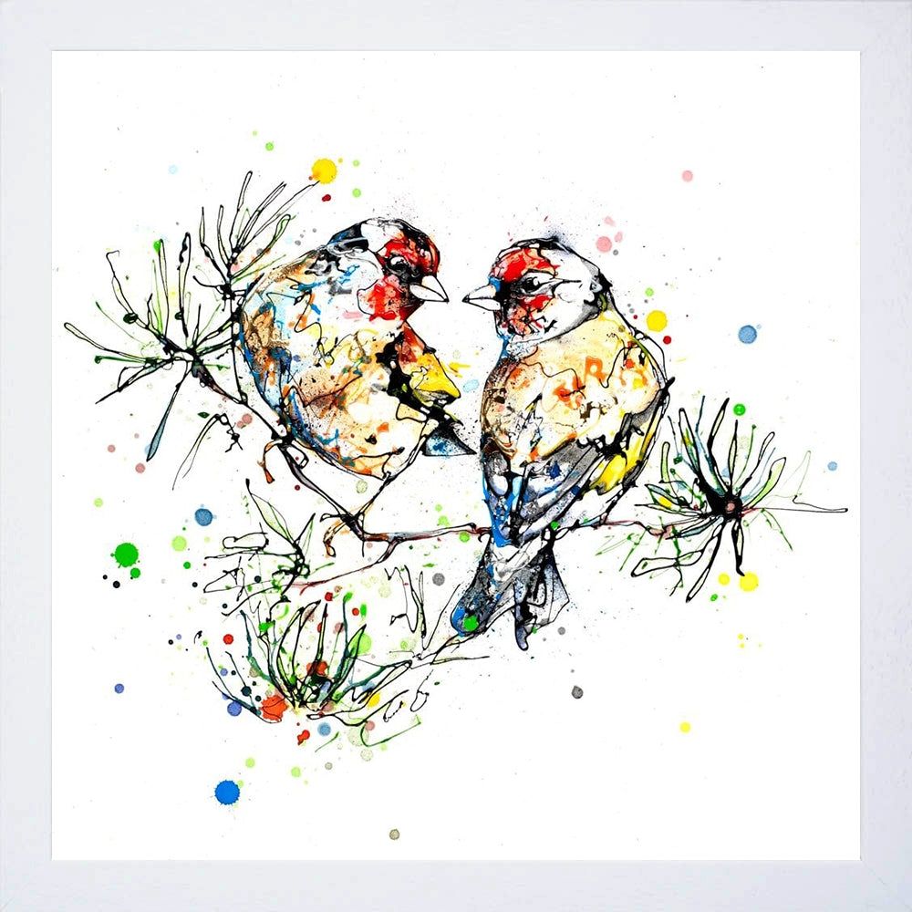 Print Open Edition Animals - I Turn To You-30 x 30-White Box Frame (No Mount)
