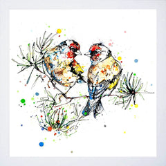 Print Open Edition Animals - I Turn To You-30 x 30-White Box Frame (No Mount)
