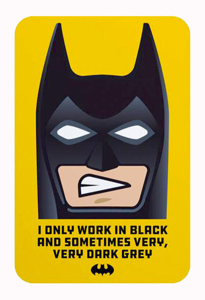 I Only Work In Black Unframed