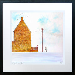 I Like Your Bike Framed 40 x 40